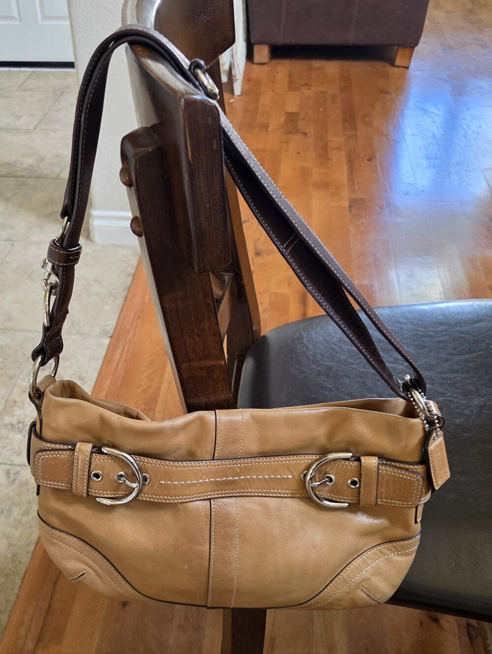 Coach Y2K Soho Duffle Two Way Crossbody Leather Shoulder Bag 9412 Authentic 2005